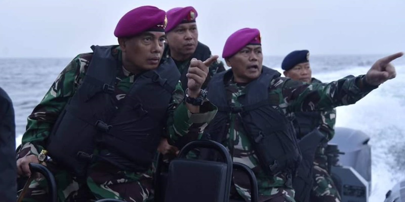 Dankormar Pantau Latihan Denjaka Bareng Tentara AS di Kepulauan Seribu