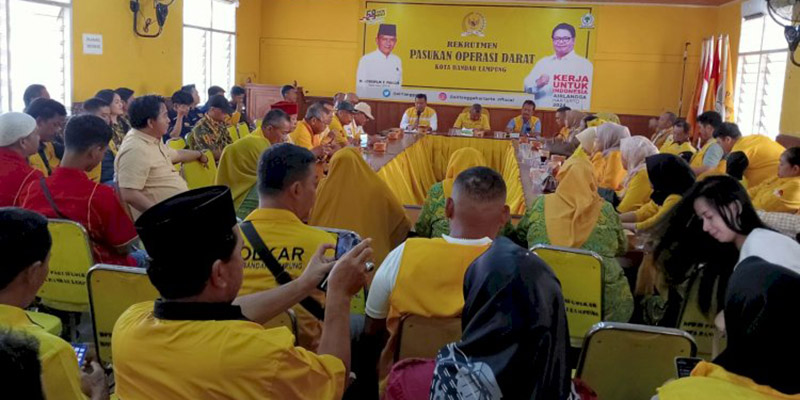 Golkar Bandar Lampung Siap Dukung Bacalon Walikota yang Akan Ditetapkan DPP