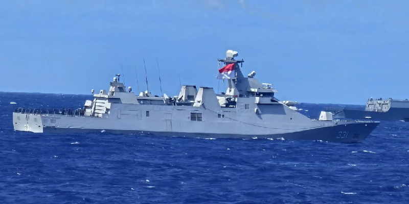 KRI REM 331 dan Puluhan Kapal Perang Gelar Latihan Rimpac di Samudera Pasifik