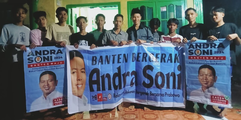 Relawan Andra Soni-Dimyati Sosialisasi di Lumbung Suara Airin