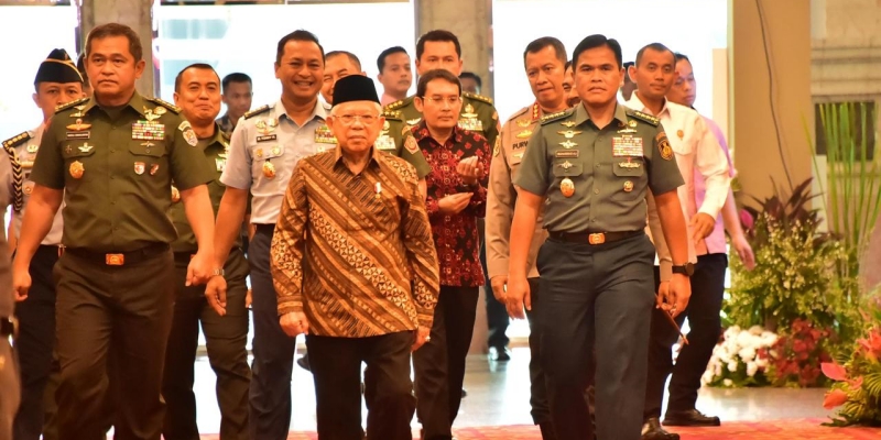 Wapres Ingatkan Bahaya Judi Online di Depan Capaja TNI-Polri