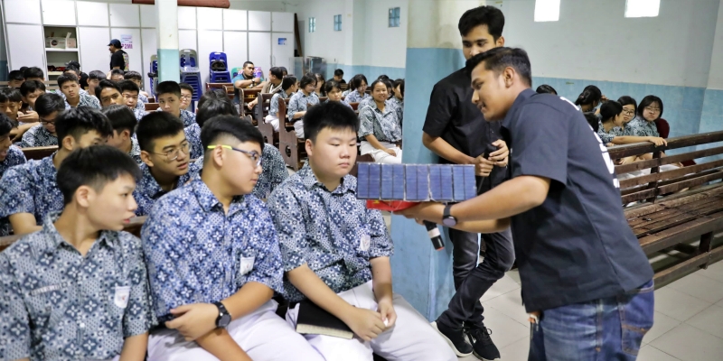 Amanah Hadirkan Ruang Bagi Pelajar Peminat Bidang Robotik di Banda Aceh