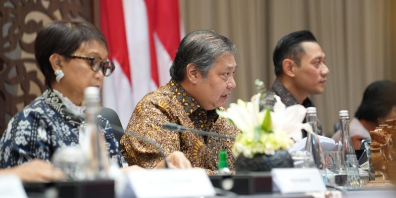 Pimpin OMP Summit 2024, Airlangga Bahas Pemanfaatan Ruang dan Kepastian Hukum