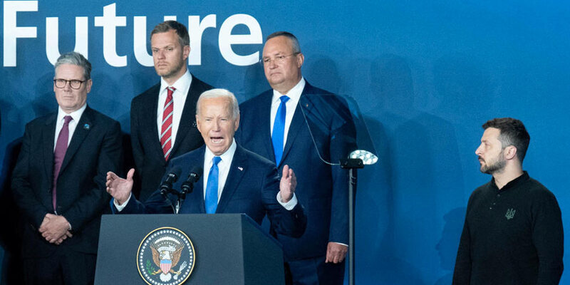 Biden Gelagapan, Salah Sebut Zelensky dan Putin di Forum NATO