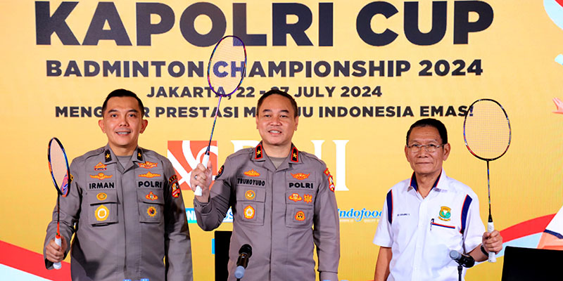 Jaring Bibit Muda, Polri Gelar Kejuaraan Badminton Kapolri Cup 2024