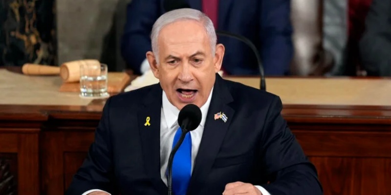 Di Kongres AS, Netanyahu Bersumpah Menang Total Lawan Hamas