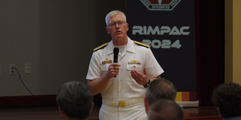 Commander Combined Task Force US Navy Tutup Latma Rimpac 2024