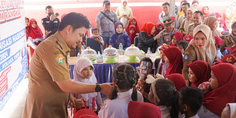 Bupati Abdul Azis Dukung Program Jokowi Suksekan PIN Polio