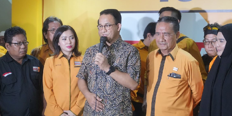 Sowan ke Hanura Jakarta, Anies Berharap Bisa ‘Jalan Bareng’