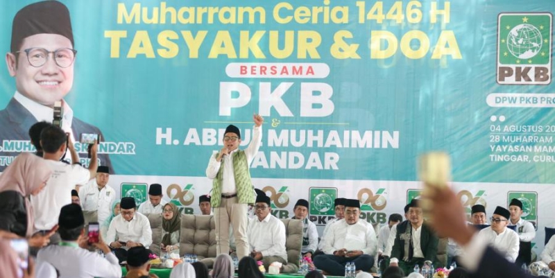 Cak Imin Santuni Ribuan Yatim Piatu di Banten