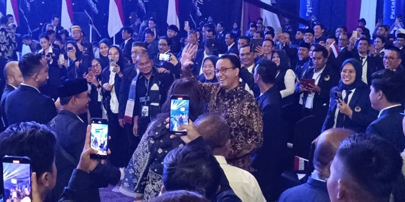 Hadir di Kongres Nasdem, Anies Baswedan Disambut Meriah