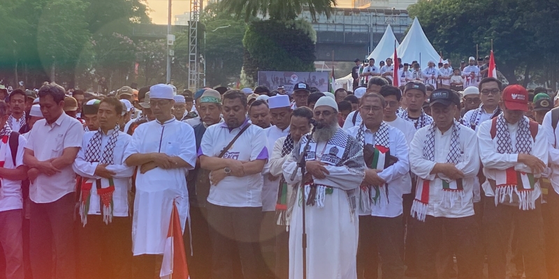 Aliansi Rakyat Indonesia Bela Palestina Gelar Salat Gaib untuk Ismail Haniyeh