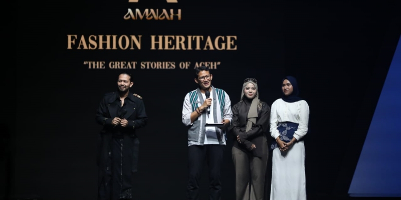 Di Both Amanah Muffest 2024, Sandiaga Kagumi Karya Anak Muda Aceh