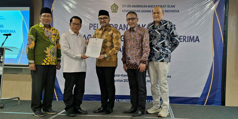 LAZNAS Syarikat Islam Terima SK dari Kementerian Agama