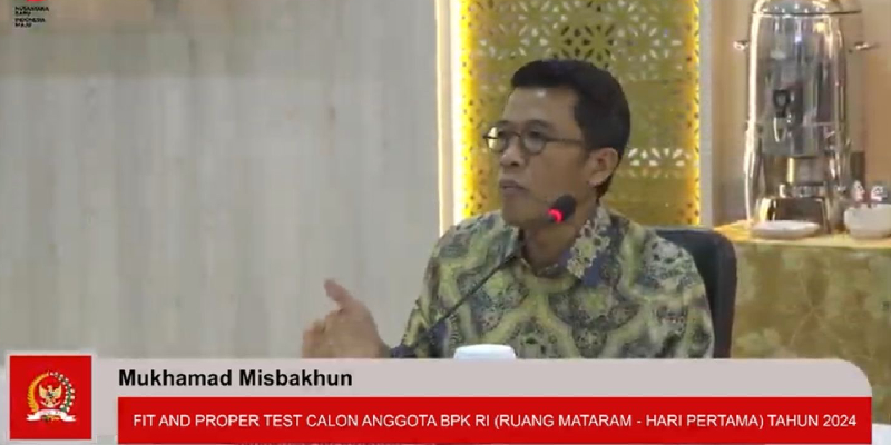 Seleksi Calon Anggota BPK, Misbakhun Tawarkan Pemeriksaan Tematik untuk Asta Cita Prabowo-Gibran