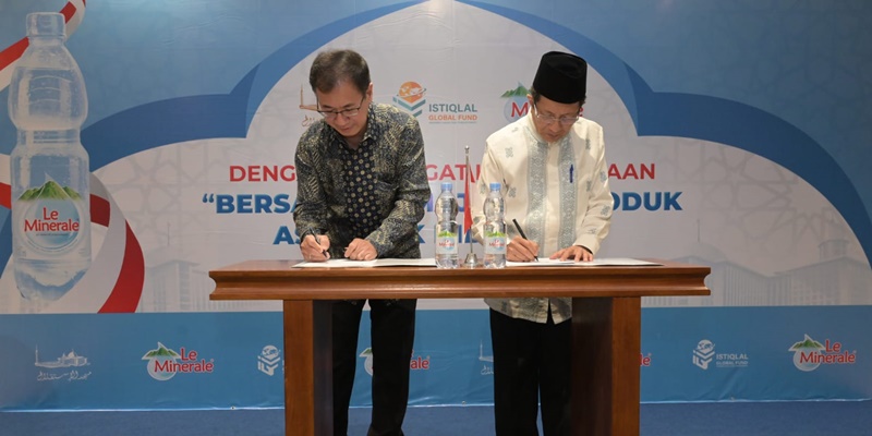 Gandeng Le Minerale, Masjid Istiqlal Dukung Kemajuan Produk Indonesia