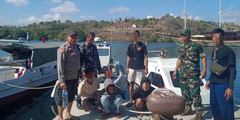 Lagi Asyik Nyabu, Empat Pemuda Diciduk TNI AL di Sumbawa