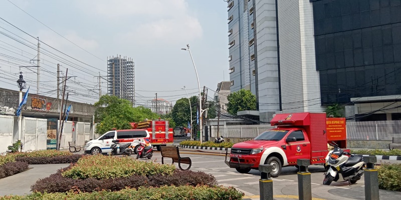 Kantor Bakamla Kebakaran, Jalan Proklamasi Ditutup Sementara