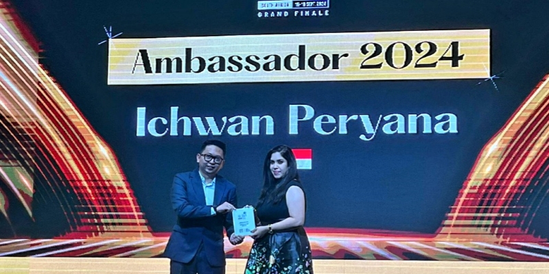 Ichwan Peryana Dinobatkan Jadi Ambassador World CIO 200 di Afrika Selatan