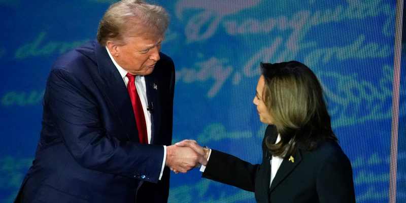 Harris Inisiatif Salami Trump Sebelum Debat