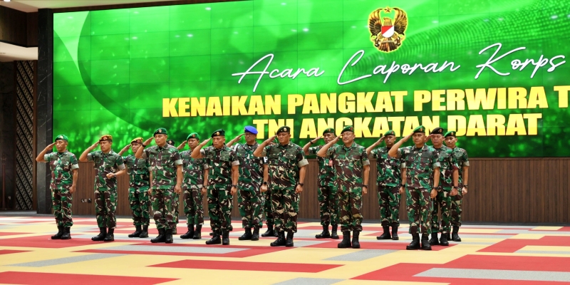 18 Pati TNI AD Resmi Sandang Pangkat Baru, Salah Satunya Adik Irjen Krishna Murti