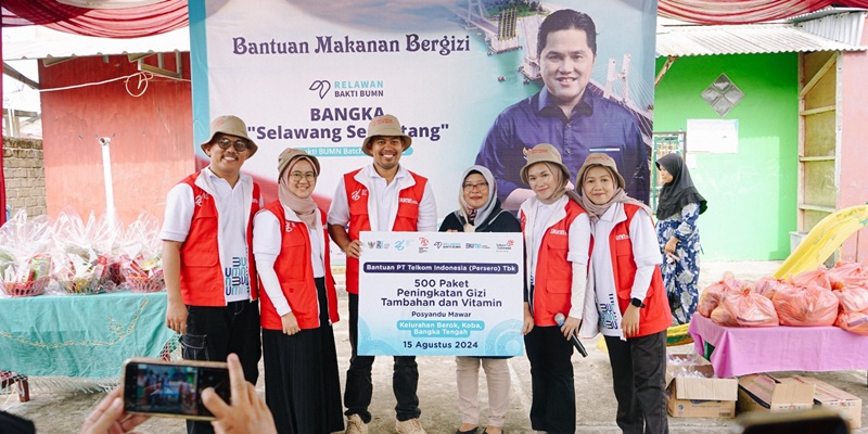 Gandeng Relawan Bakti BUMN, Telkom Kembangkan Potensi Desa di Babel