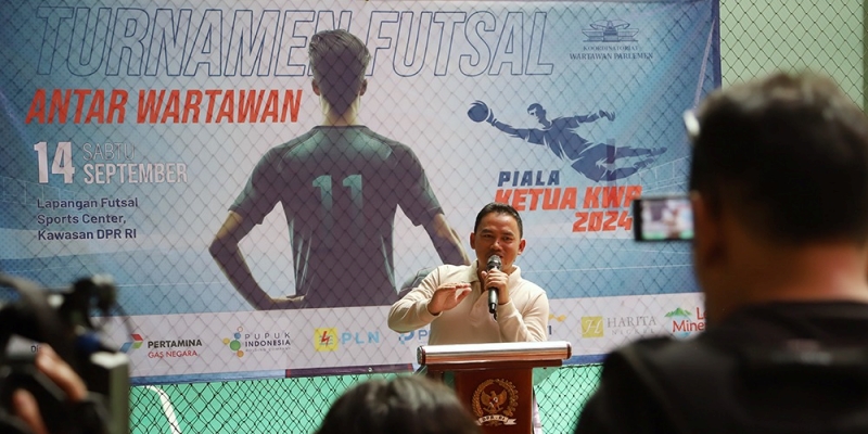 Turnamen Futsal, Ajang Silaturahmi Wartawan Parlemen