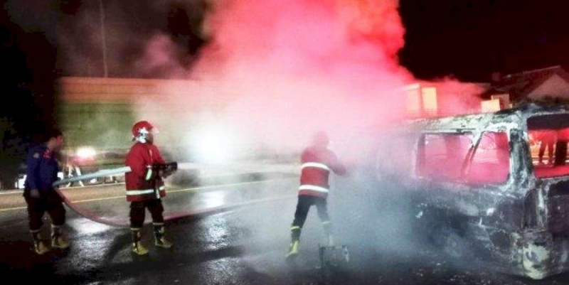 Geger Mobil Relawan Egi-Syaiful Berisi Uang Rp2 M Terbakar, Ini Faktanya