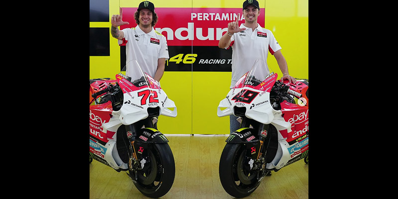 Livery Tim Pertamina Enduro VR46 Bernuansa Merah Putih