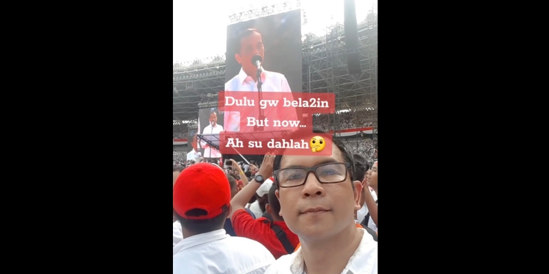 Krisna Mukti: Jokowi Ah Su Dahlah