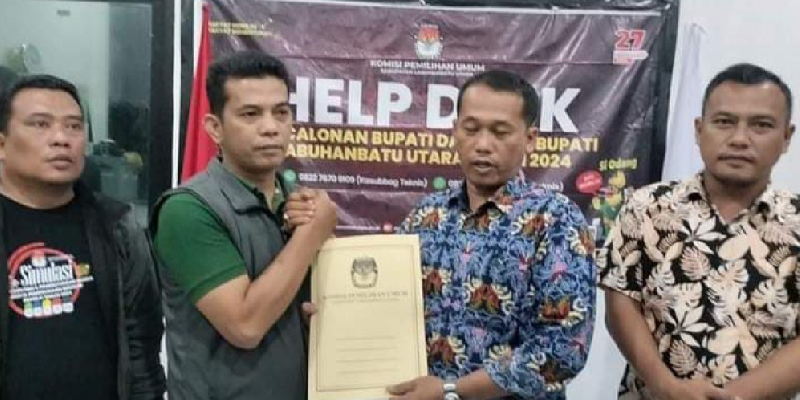 Pasangan Ahmad Rizal-Darno Tidak Lolos Penetapan Calon di Pilkada Labura