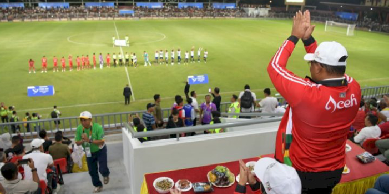 Kalahkan Banten 3-2, Pj Gubernur Langsung ‘Sawer’ Tim Sepakbola Aceh