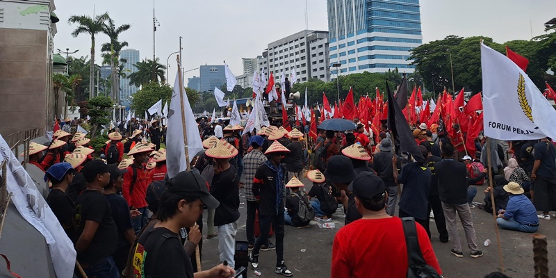 Ribuan Personel Gabungan Kawal Ketat Aksi Hari Tani Nasional