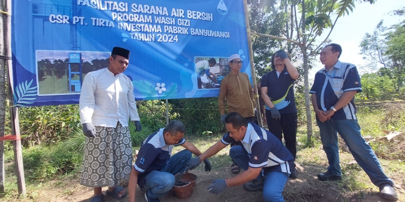 Ratusan Warga Dapat Sarana Air Bersih lewat Program WASH