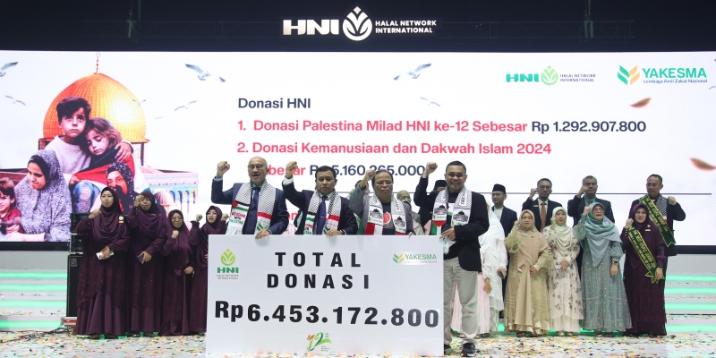 Mitra HNI Donasi Lebih dari Rp6 Miliar untuk Palestina dan Kemanusiaan