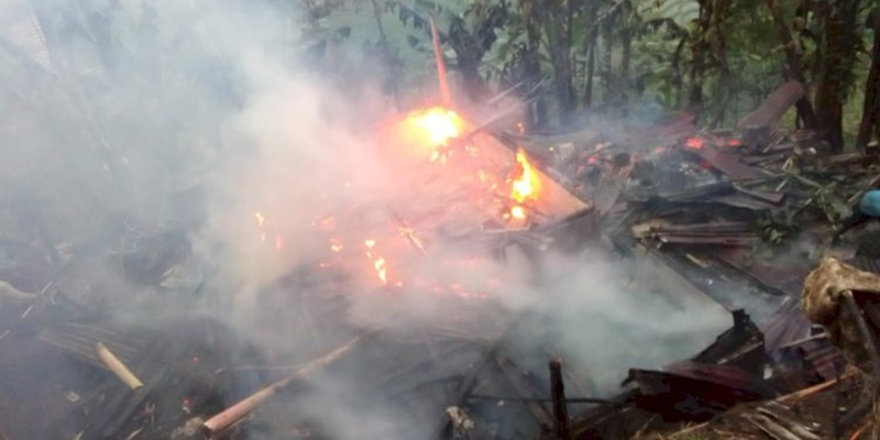 Satu Rumah Dilalap Si Jago Merah Gegara Bakar Sampah