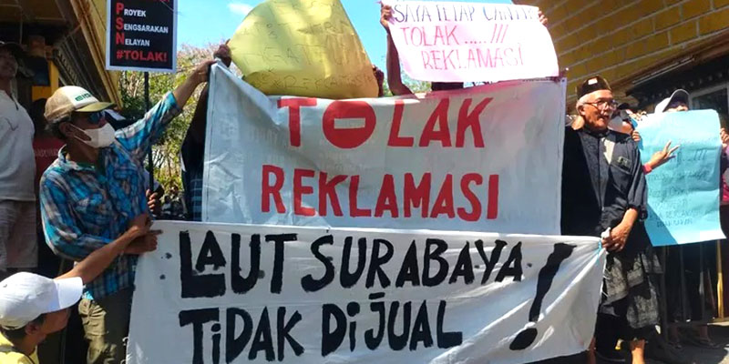 Reklamasi Pesisir Surabaya Ancam Kehidupan Warga dan Pertahanan Negara