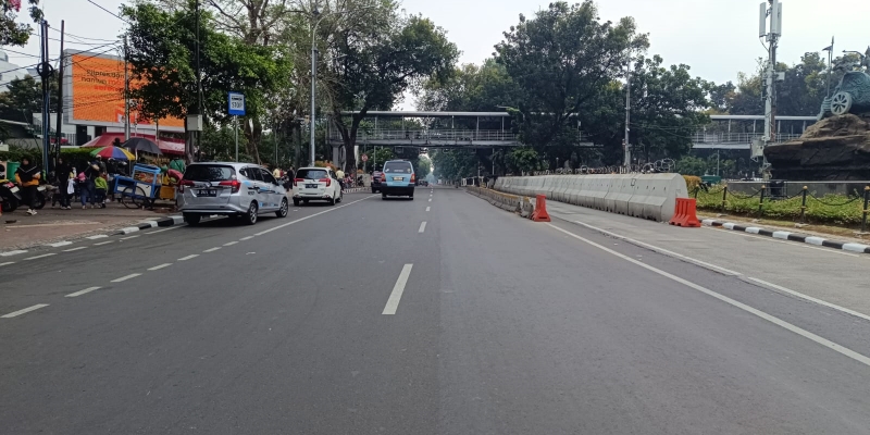 Tak Ada Kumpulan Massa Pasukan Berani Mati Jokowi di Patung Kuda