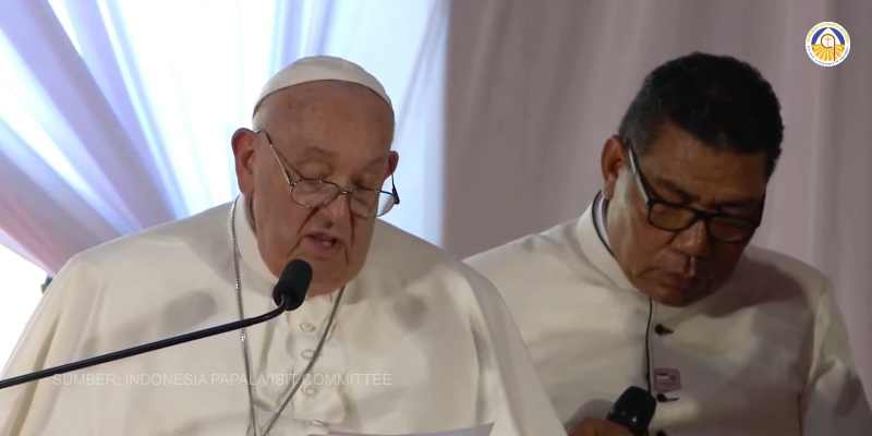 Paus Fransiskus Puji Terowongan Silaturahmi Istiqlal-Katedral