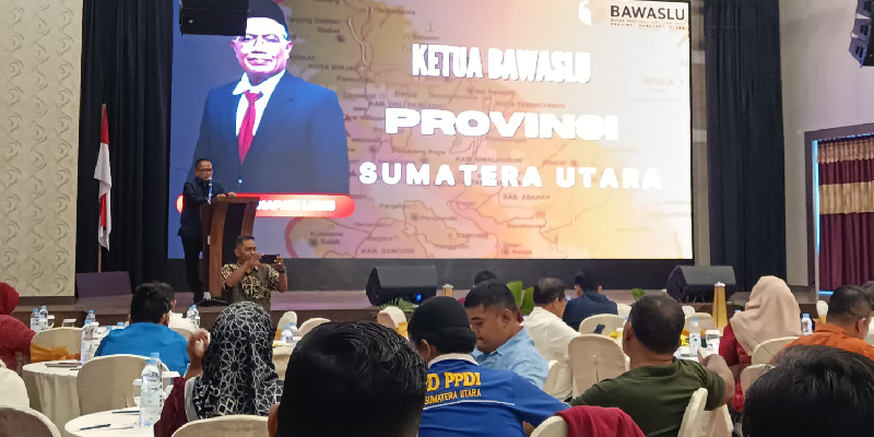 Bawaslu Launching Kerawanan Pemilu 2024 di Sumut