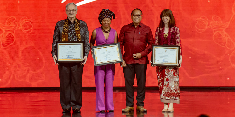 Populerkan Budaya Indonesia di Luar Negeri, Tiga WNA Terima Anugerah Kebudayaan Indonesia 2024