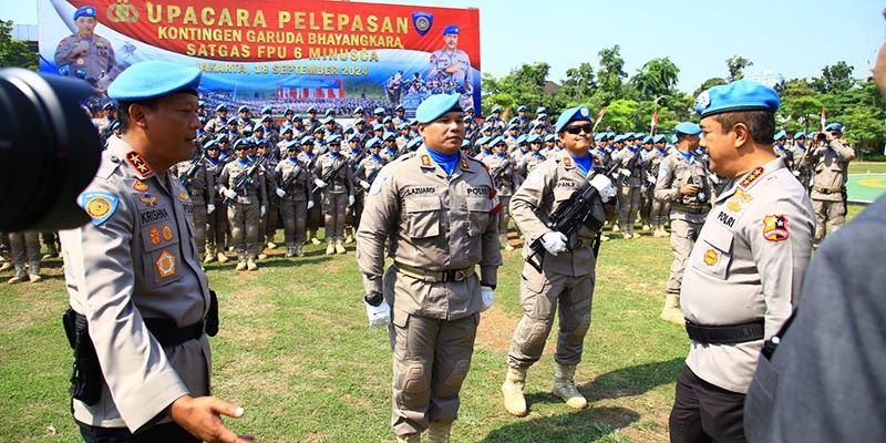 Ikut Jaga Perdamaian Dunia, Polri Kembali Kirim Satgas FPU ke Afrika Tengah