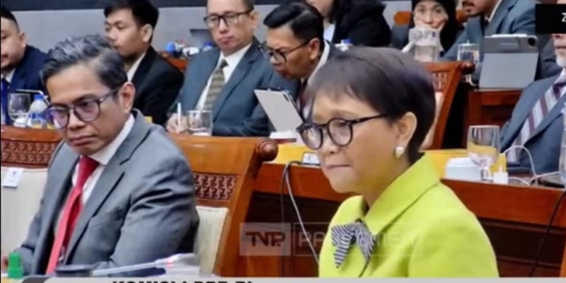 Retno Titip Pesan ke DPR dan Menlu Baru Konsisten Bela Palestina