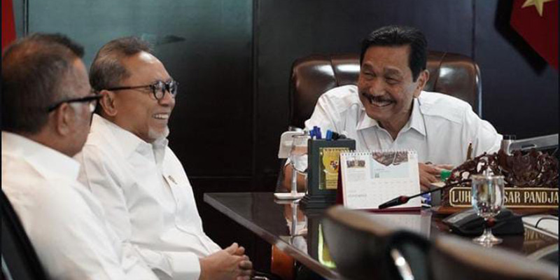 Temui Luhut, Zulhas Godok Strategi Swasembada Pangan