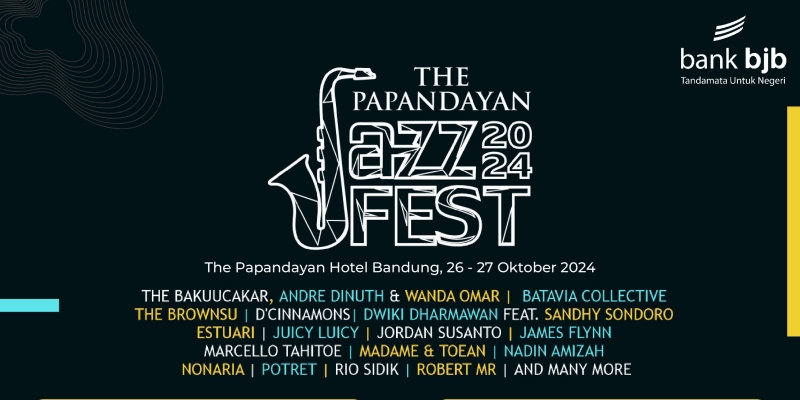 Gandeng bank bjb, The Papandayan Jazz Fest 2024 Hadir di Bandung