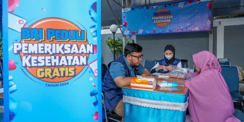 BRI Peduli Beri Pemeriksaan Kesehatan Gratis untuk 13.200 Orang di Berbagai Wilayah Indonesia