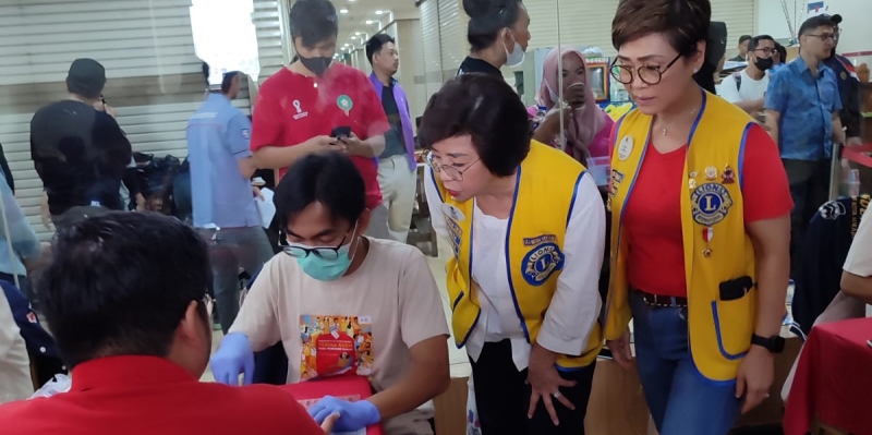 Patuhi Permintaan Wapres, Lions Club Kumpulkan 500 Kantong Darah