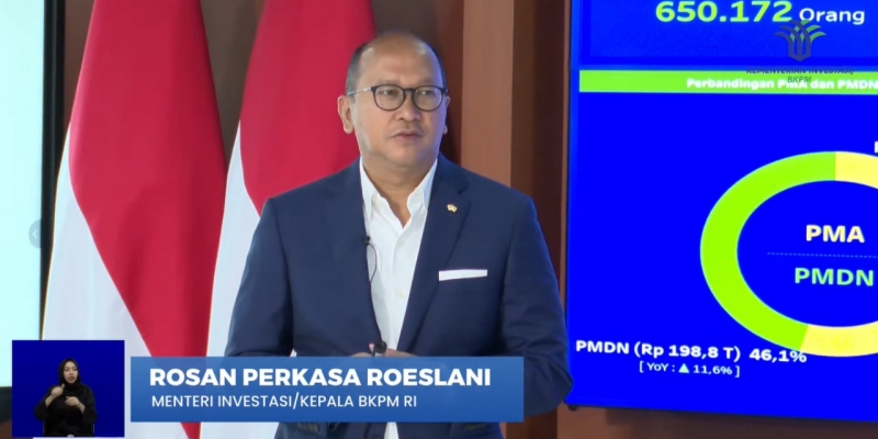 Realisasi Investasi Tembus Rp1.261 Triliun hingga September 2024