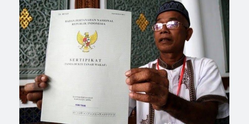 Era Jokowi, Ratusan Ribu Tanah Wakaf Tersertifikasi