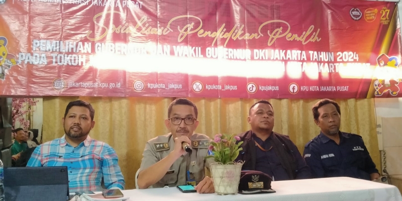 KPU Jakpus Ajak Masyarakat Cerdas Memilih